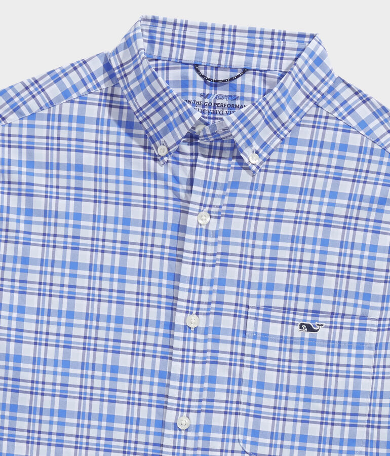 On-The-Go Lightweight Plaid Shirt