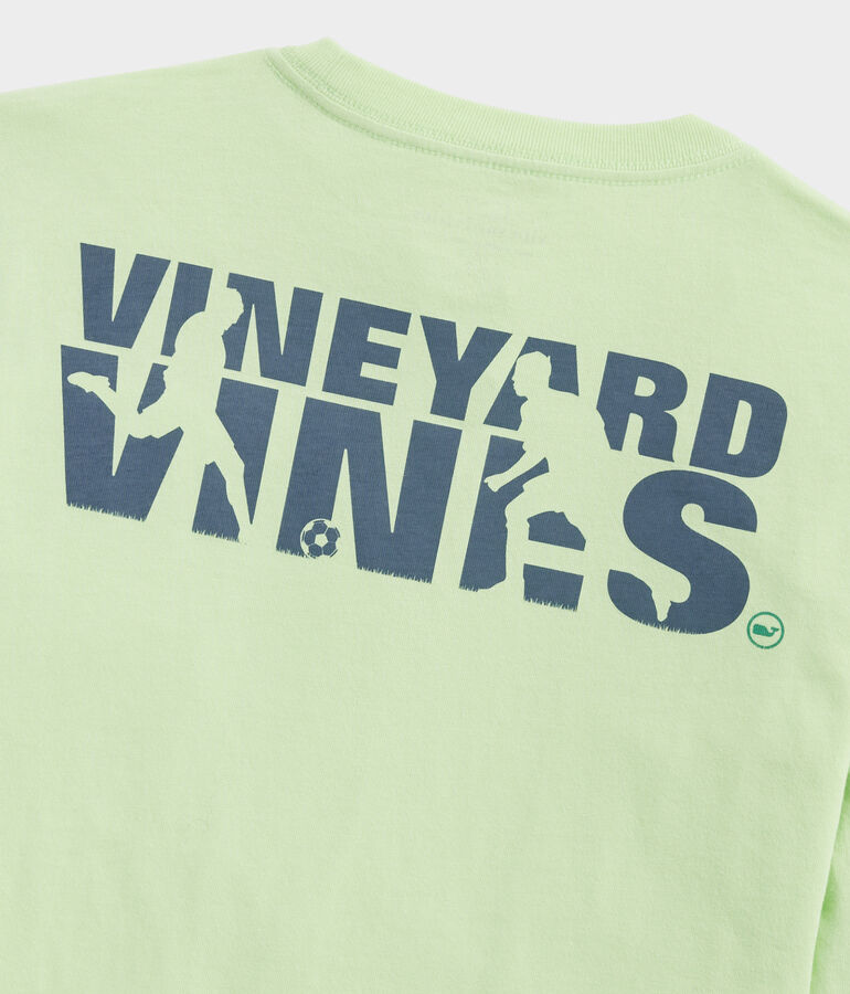 Boys' Soccer Knockout Long-Sleeve Pocket Tee