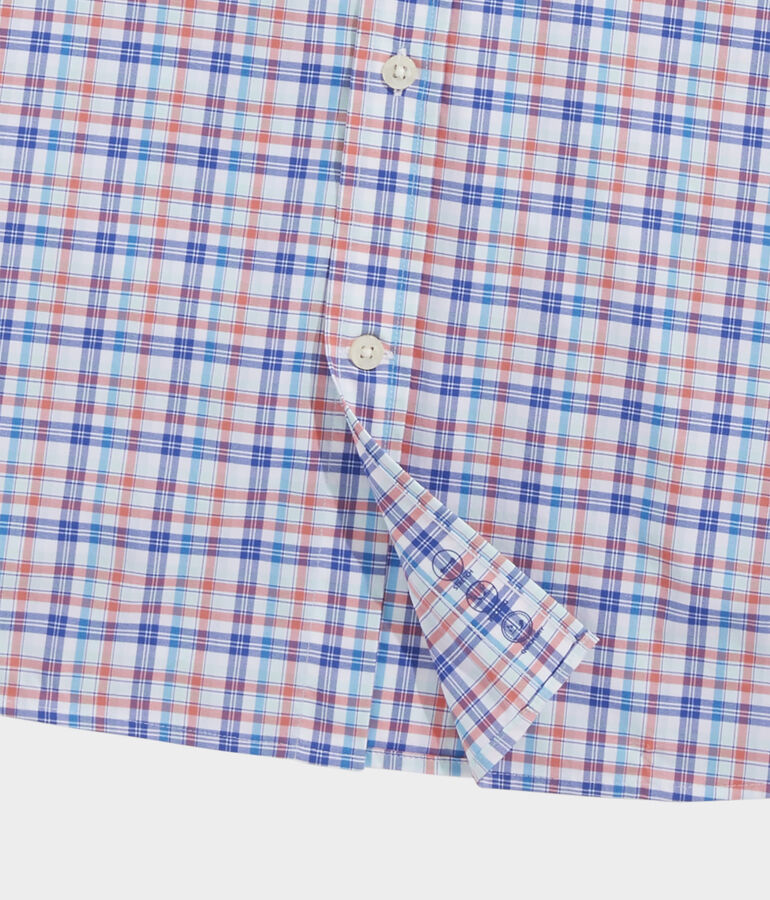 On-The-Go Lightweight Plaid Shirt