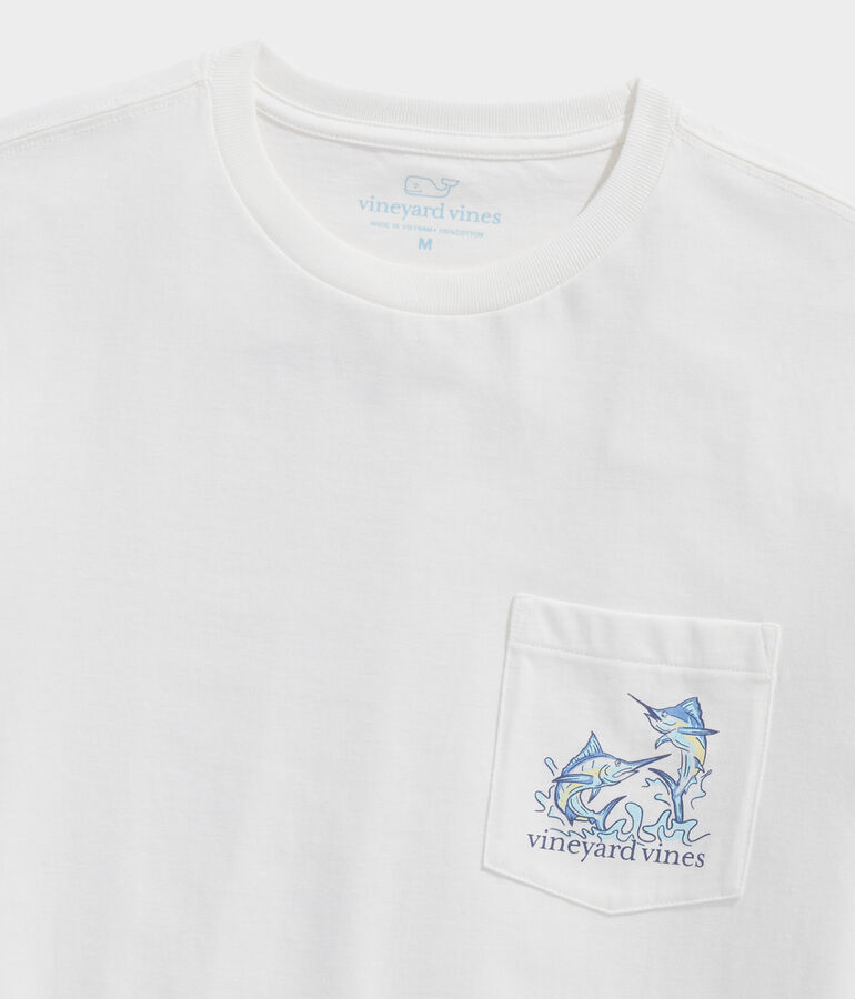 Marlin Splash Short-Sleeve Pocket Tee