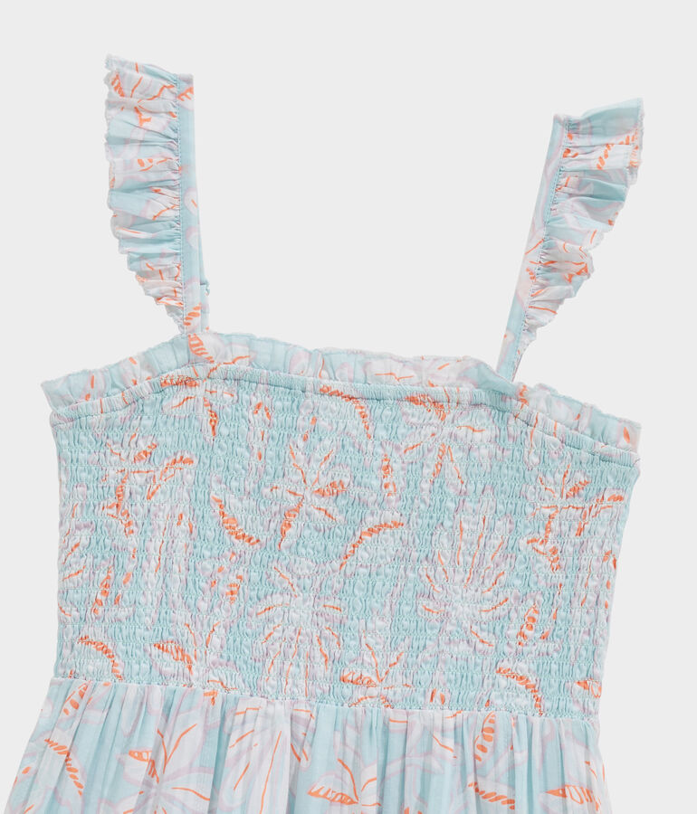 Girls Cay Floral Smocked Dress