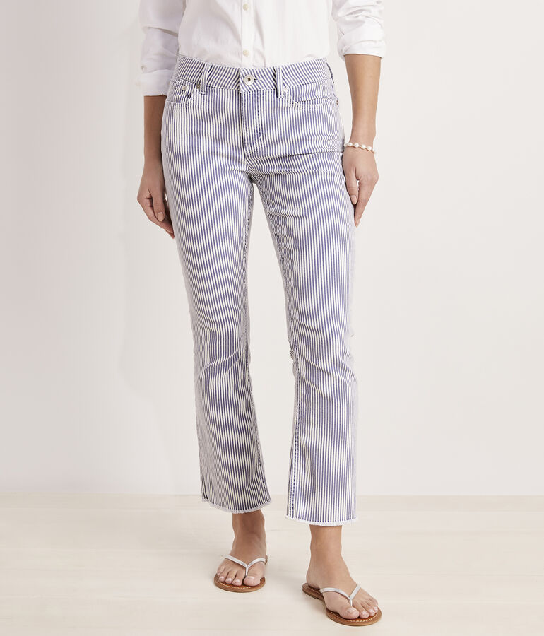 Kick Flare Railroad Stripe Jamie Jeans