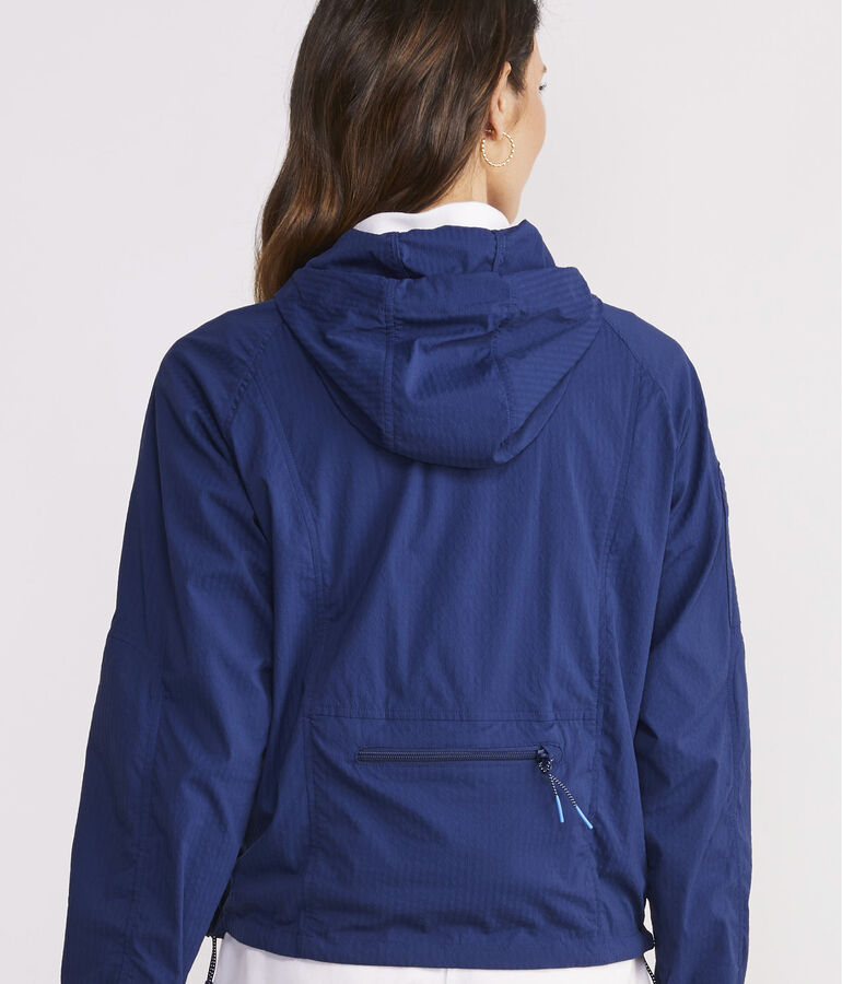 Harbor Seersucker Packable Anorak