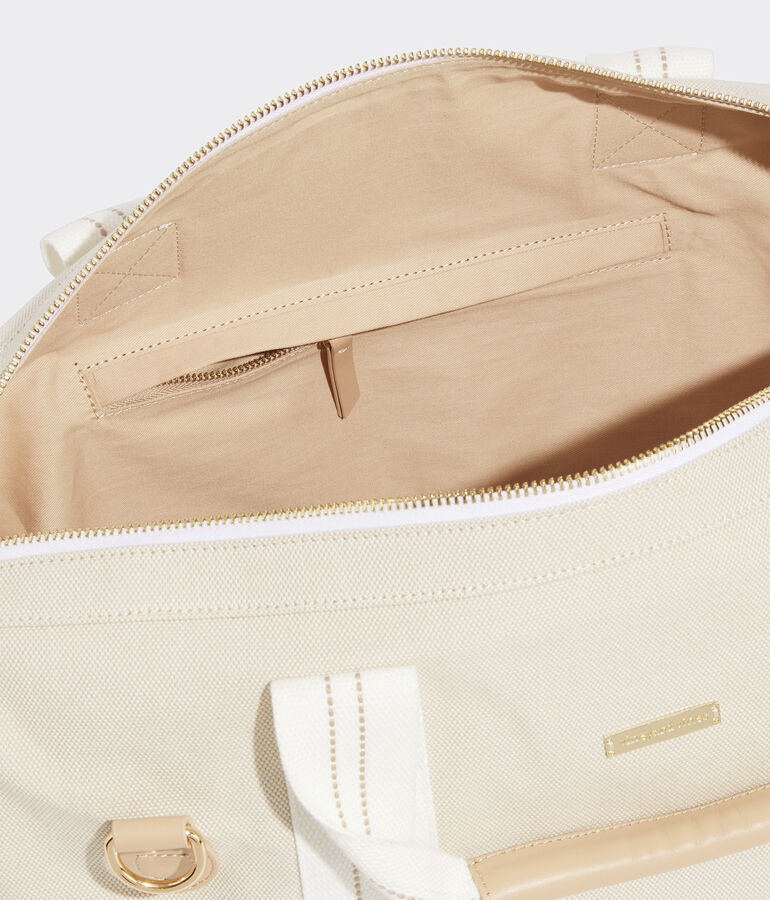 Textured Canvas Weekender