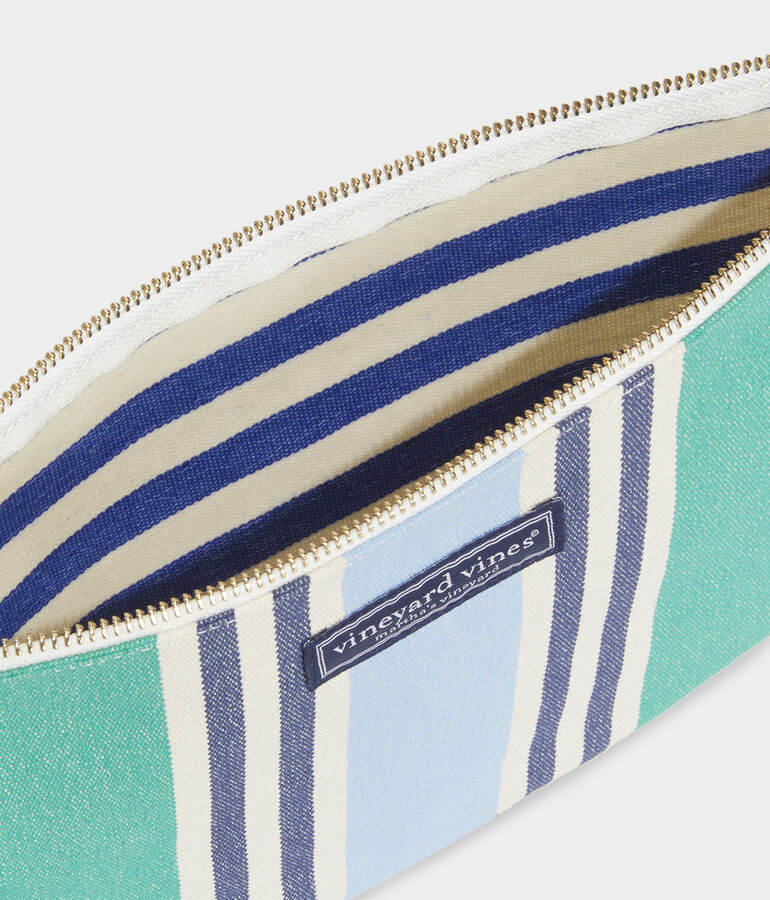 Block Striped Pouch