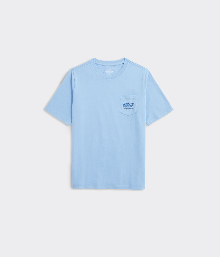 Boys' Seashell Whale Fill Short Sleeve Pocket Tee