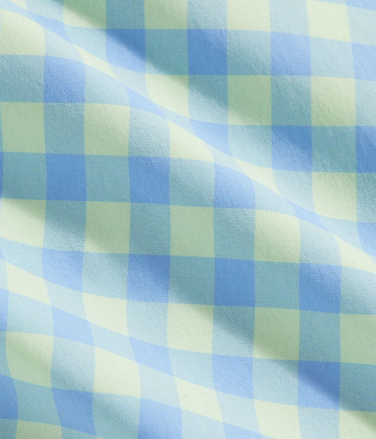 On-The-Go Lightweight Gingham Shirt