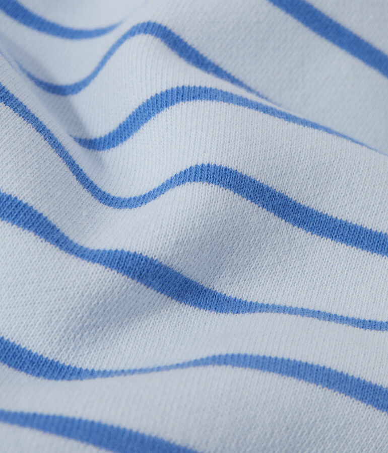 Striped Polo Popover Sweatshirt