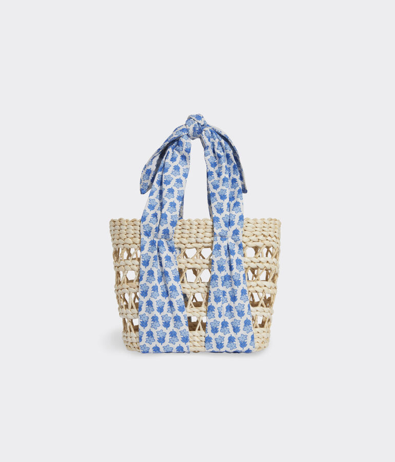 Scarf Tie Basket Bag