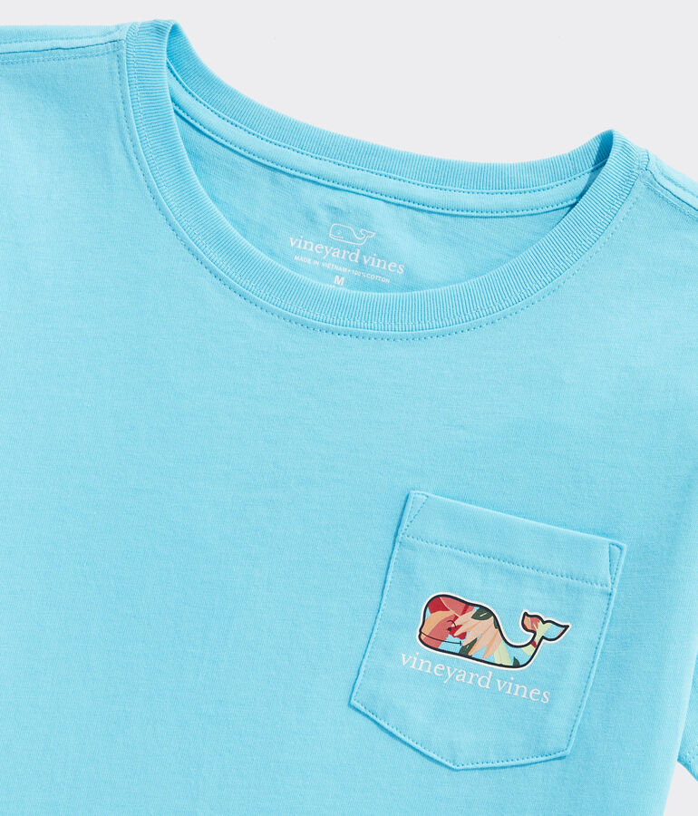 Girls' La Palmeraie Whale Short-Sleeve Pocket Tee