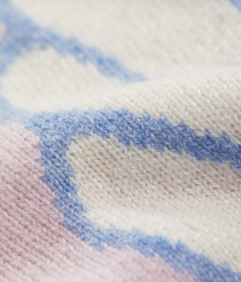 Shell Intarsia Cashmere Crewneck Sweater