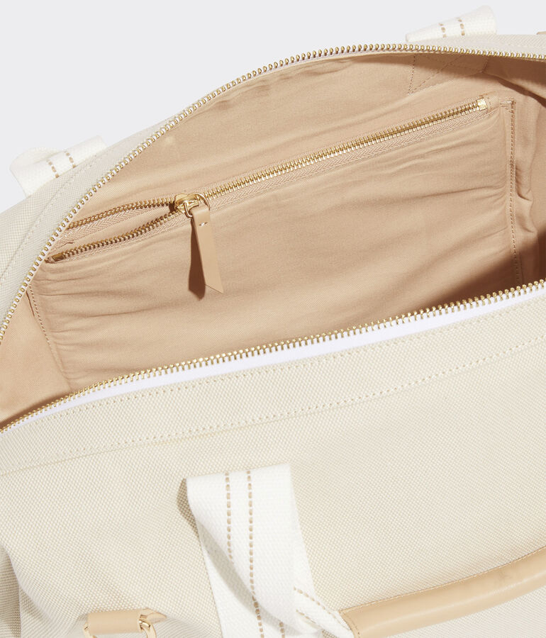 Textured Canvas Weekender
