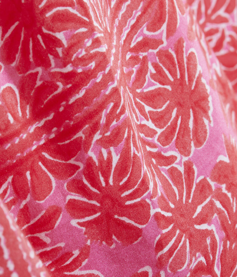 Scarf Print Button Down Top