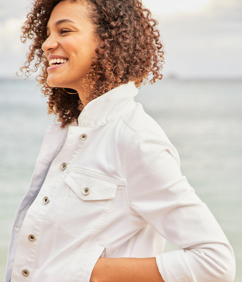 White Jean Jacket