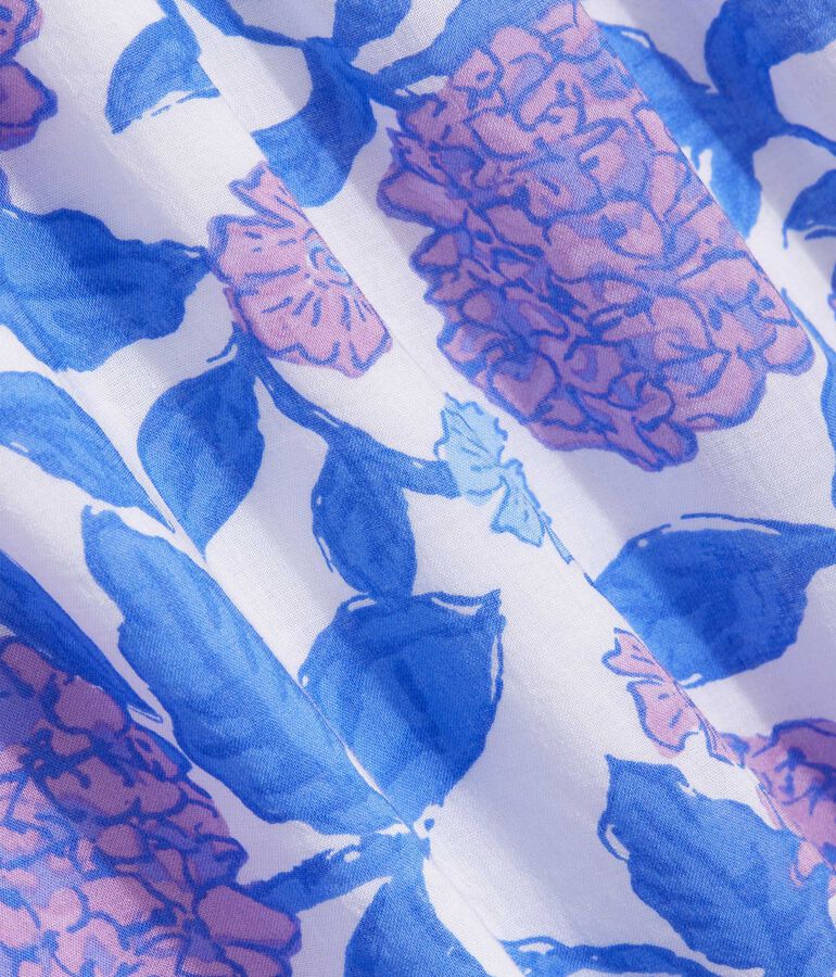 Hydrangea Block Floral Tank