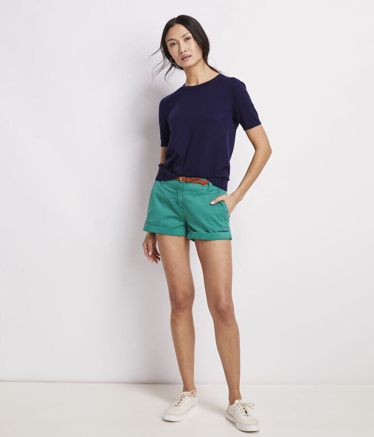 Luxe Short-Sleeve Sweater