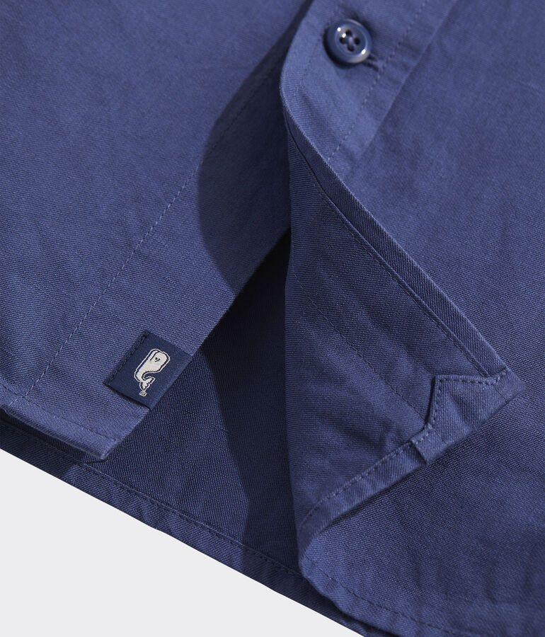 Linen Blend Twill Workshirt
