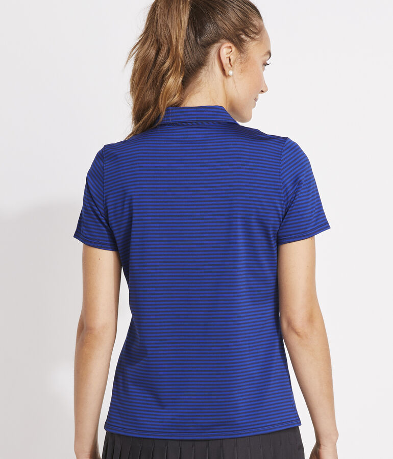 Striped Performance Polo