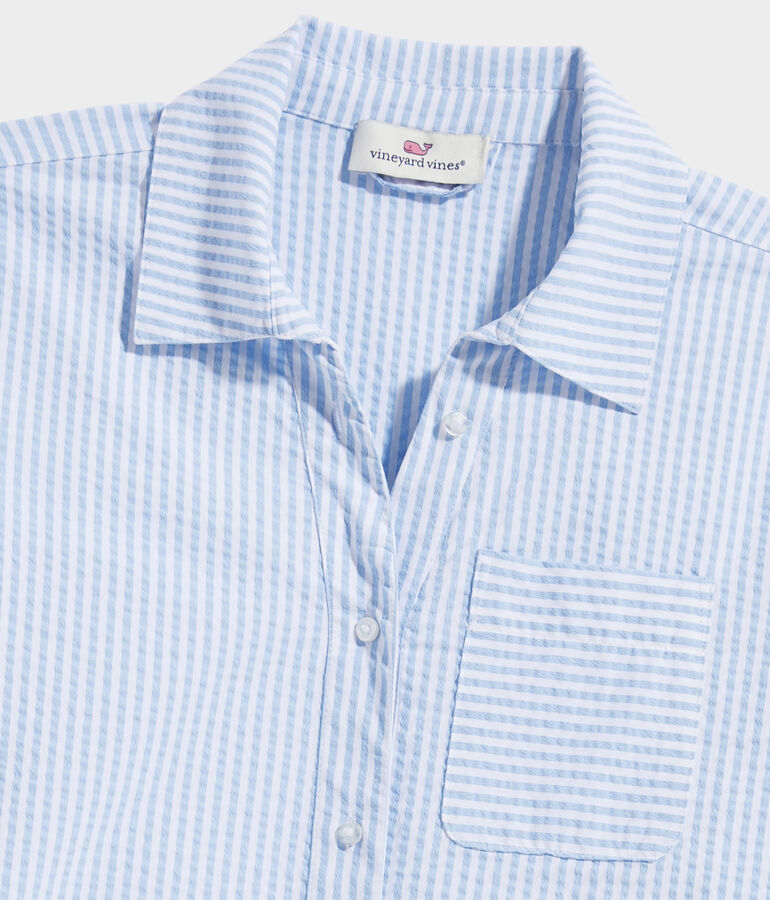 Girls' Striped Harbor Shirt Dress