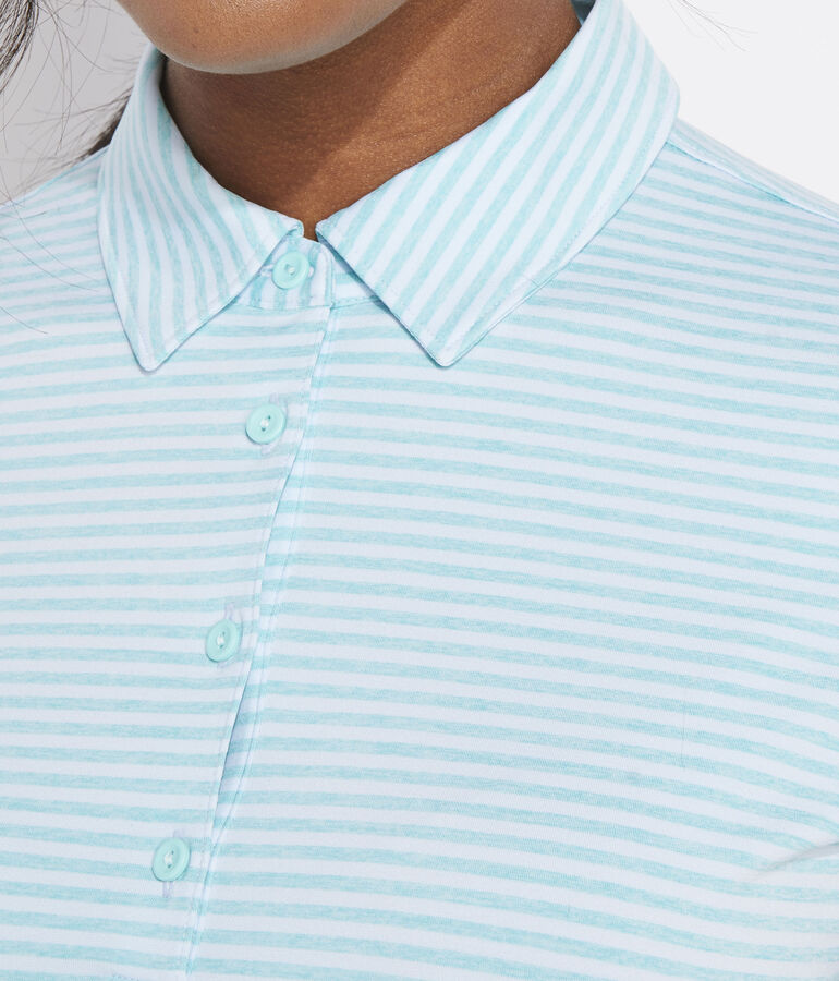 Striped Performance Polo