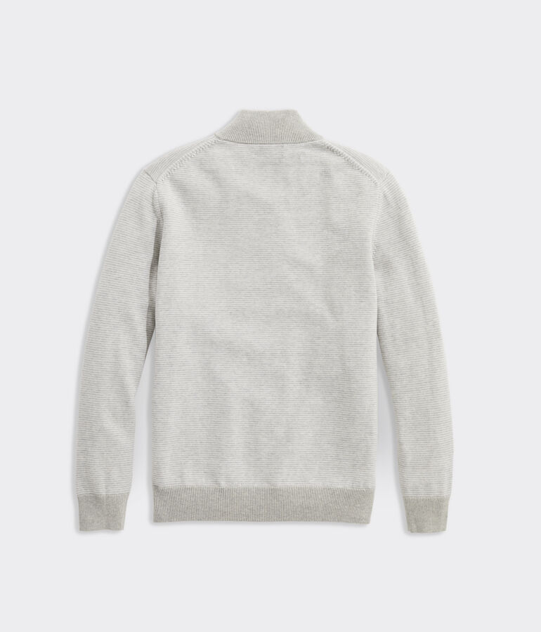 Boathouse Stripe Mock Neck Sweater