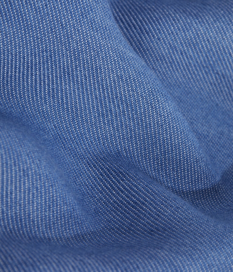 Wide Leg Chambray Pants