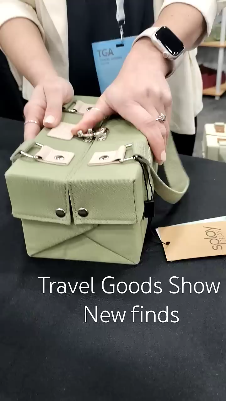 SplayTray: The Bag That Opens Into a Tray (Lavender, Small)