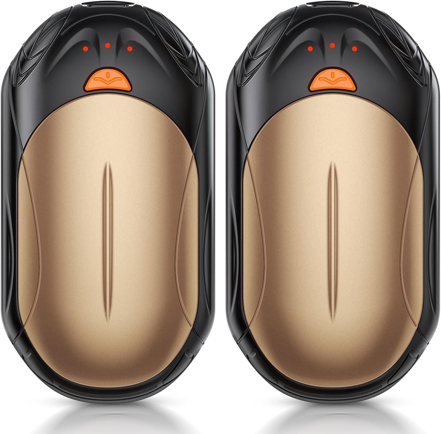 AI Hand Warmers Rechargeable 2 Pack, AI Smart Chips Electric Hand Warmers, 20Hrs Long Safe Heat, Portable Pocket Heater, Gifts for Christmas, Outdoor, Hunting, Golf, Camping Accessories