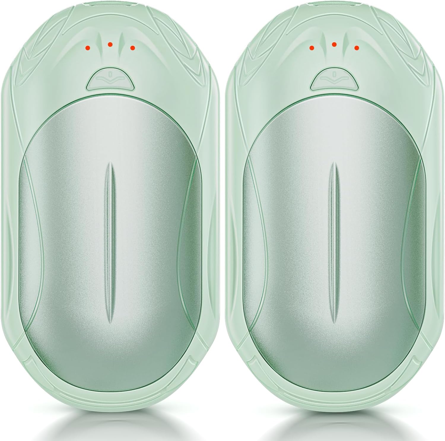 AI Hand Warmers Rechargeable 2 Pack, AI Smart Chips Electric Hand Warmers, 20Hrs Long Safe Heat, Portable Pocket Heater, Gifts for Christmas, Outdoor, Hunting, Golf, Camping Accessories