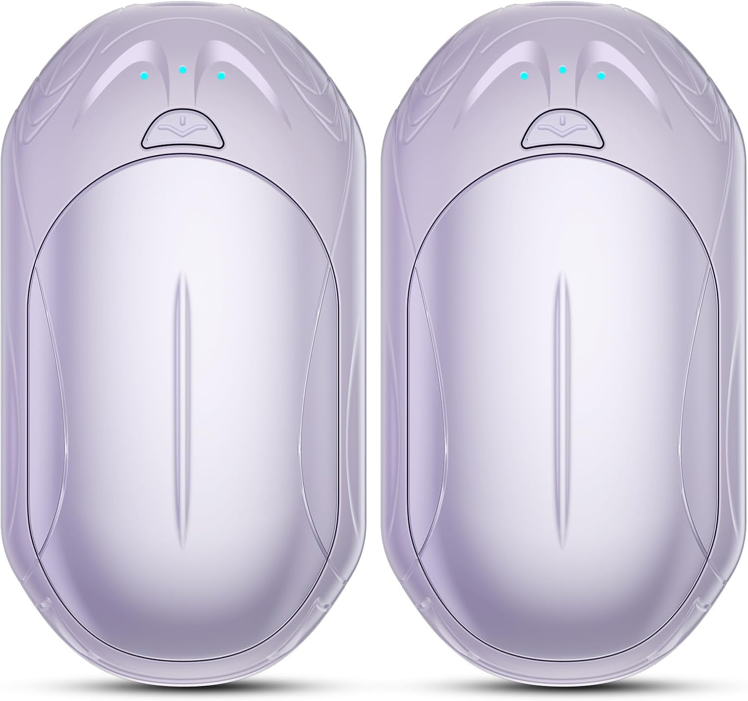 AI Hand Warmers Rechargeable 2 Pack, AI Smart Chips Electric Hand Warmers, 20Hrs Long Safe Heat, Portable Pocket Heater, Gifts for Christmas, Outdoor, Hunting, Golf, Camping Accessories