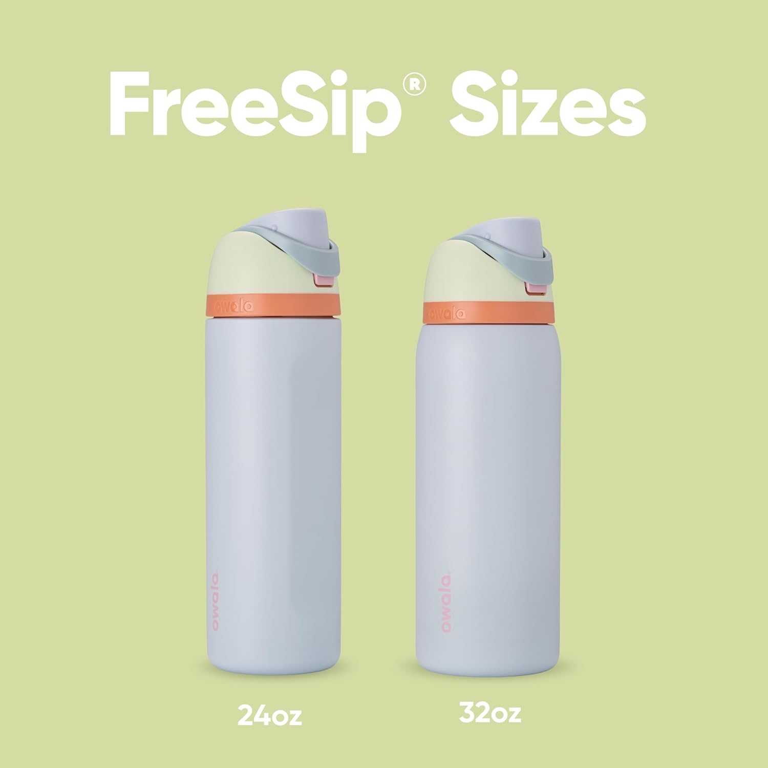 Owala FreeSip Insulated Stainless Steel Water Bottle with Straw, BPA-Free Sports Water Bottle, Great for Travel, 24 Oz, Denim