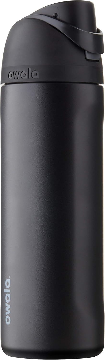 Owala FreeSip Insulated Stainless Steel Water Bottle with Straw, BPA-Free Sports Water Bottle, Great for Travel, 24 Oz, Denim