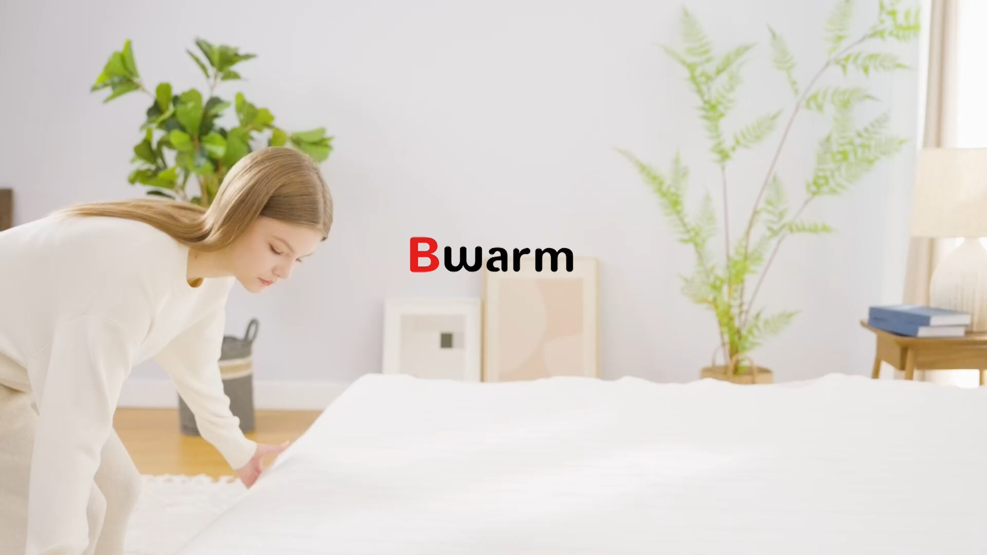 Bwarm Electric Heated Mattress Pad Mini Twin Size, 31 x 55, Bed Warmer, 9 Heat Settings, 1-12 Hours Auto Off, Deep Pocket, Fast Heating, Machine Washable, Soft and Cozy