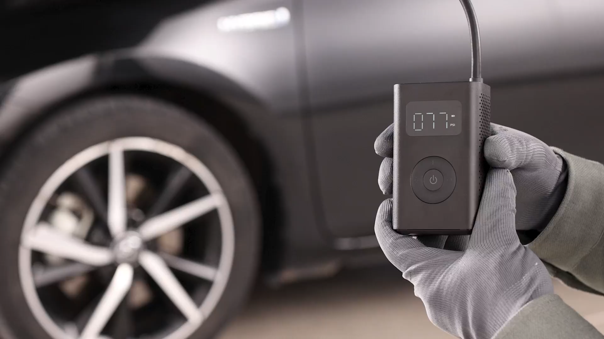 Xiaomi Portable Electric Air Compressor 2, Portable Air Compressor, Up to 150 PSI, Integrated LED Light, Type-C Port, 6 Inflation Modes, New Air Valve Adapter, Compact, Black