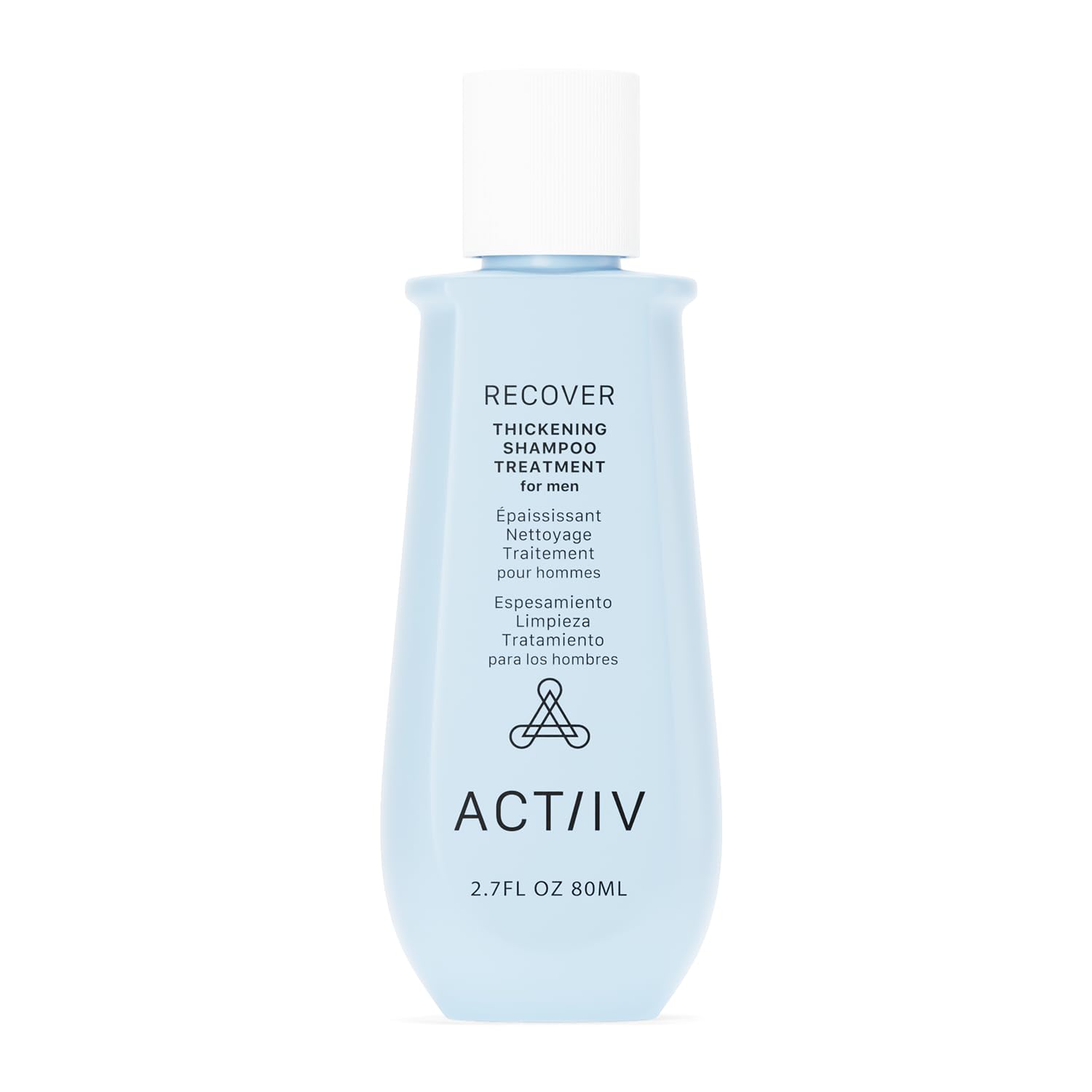 ACTIIV Recover Thickening Shampoo Treatment For Men | Supports the Appearance of Fuller, Healthier-Looking Hair, Supports Scalp Health, Plant-Based, Color-Safe, Vegan,All Hair Types