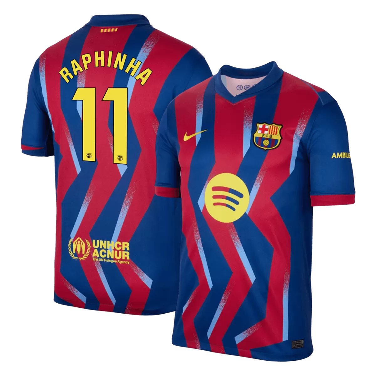 RAPHINHA #11 Barcelona Fourth 'El Clásico' Jersey 2025/26