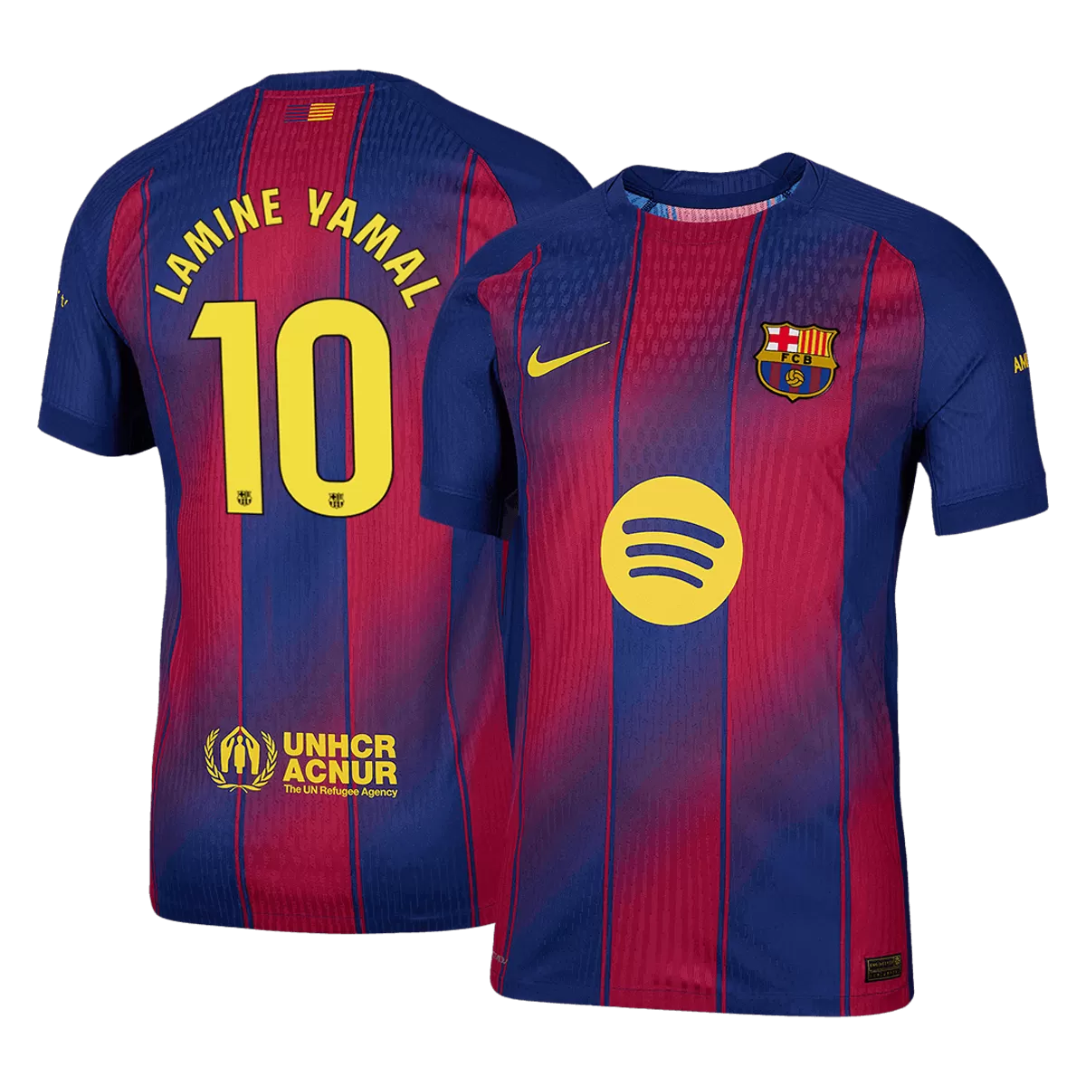 LAMINE YAMAL #10 Barcelona Home Match Jersey Player Version 2025/26