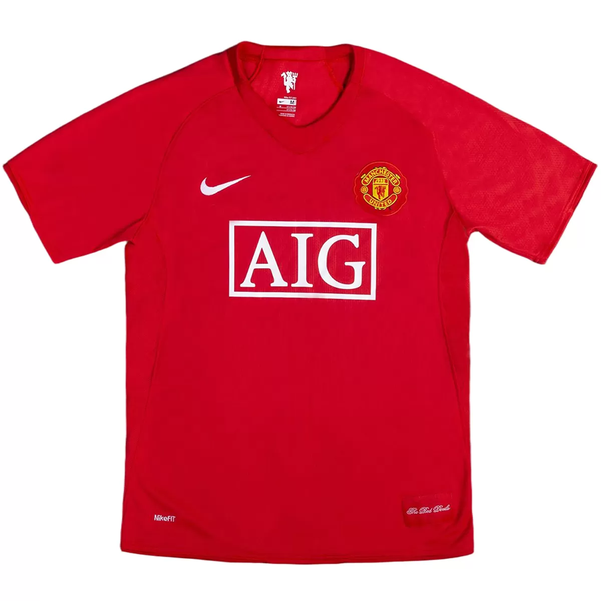 RONALDO #7 Retro Manchester United Home Jersey 2007/08