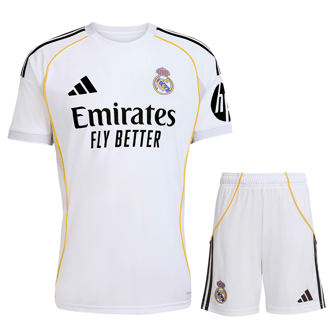 Real Madrid Home Jersey Kit 2025/26