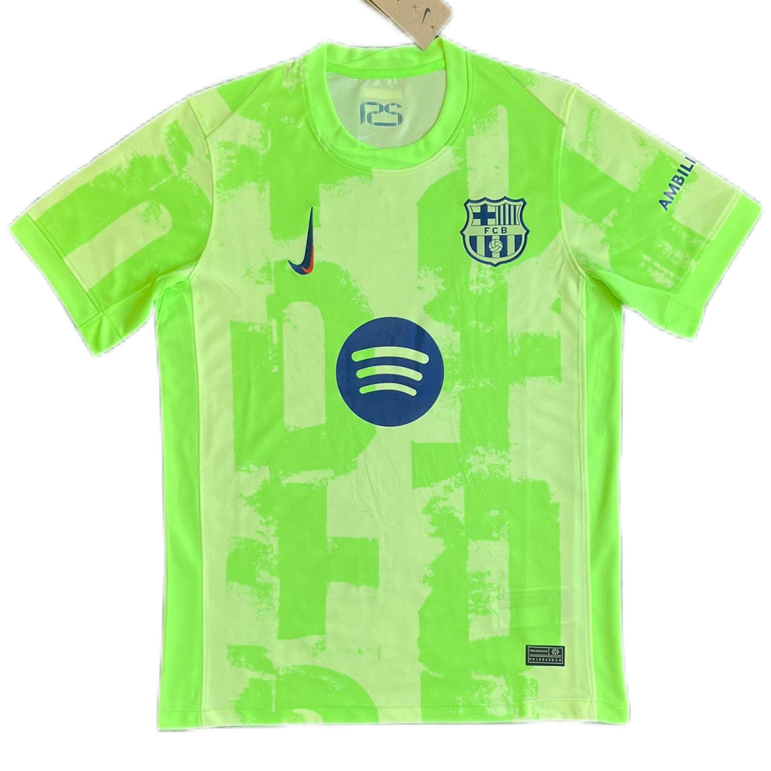 [Super Replica] Barcelona Third Spotify Logo Without Text Jersey