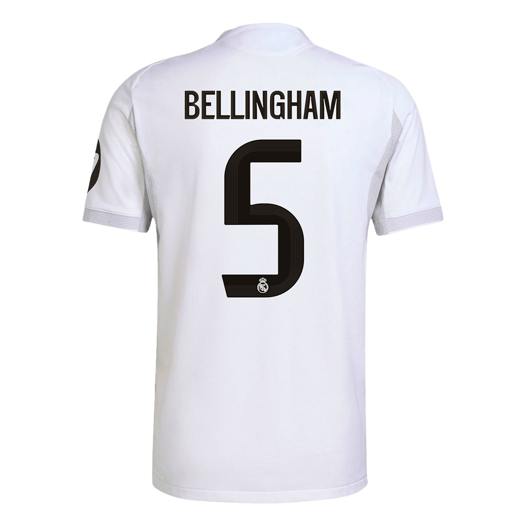 BELLINGHAM #5 Real Madrid Home Match Jersey Player Version 2025/26