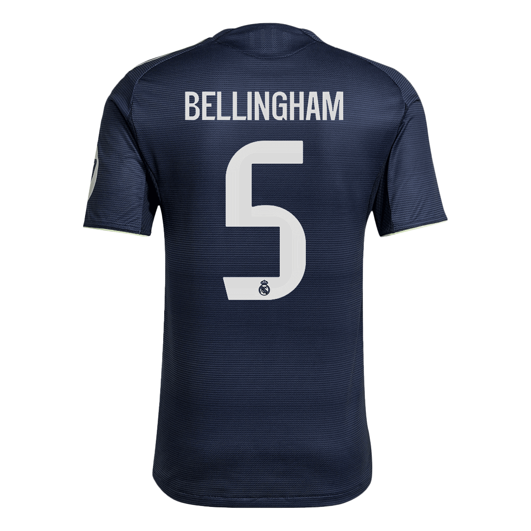 BELLINGHAM #5 Real Madrid Away Match Jersey Player Version 2025/26