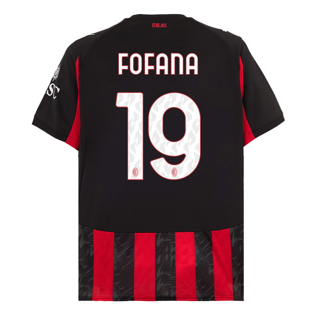 FOFANA #19 AC Milan Home Jersey 2025/26