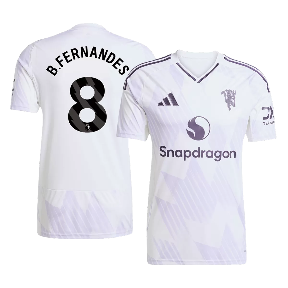 B.FERNANDES #8 Manchester United Away Jersey 2025/26