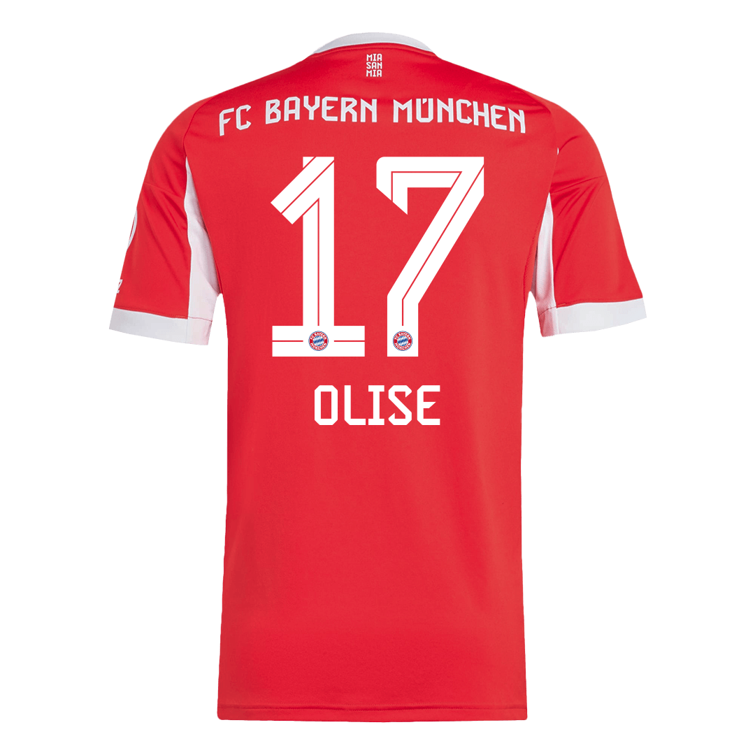 OLISE #17 Bayern Munich Home Jersey 2025/26 - [Super Replica]