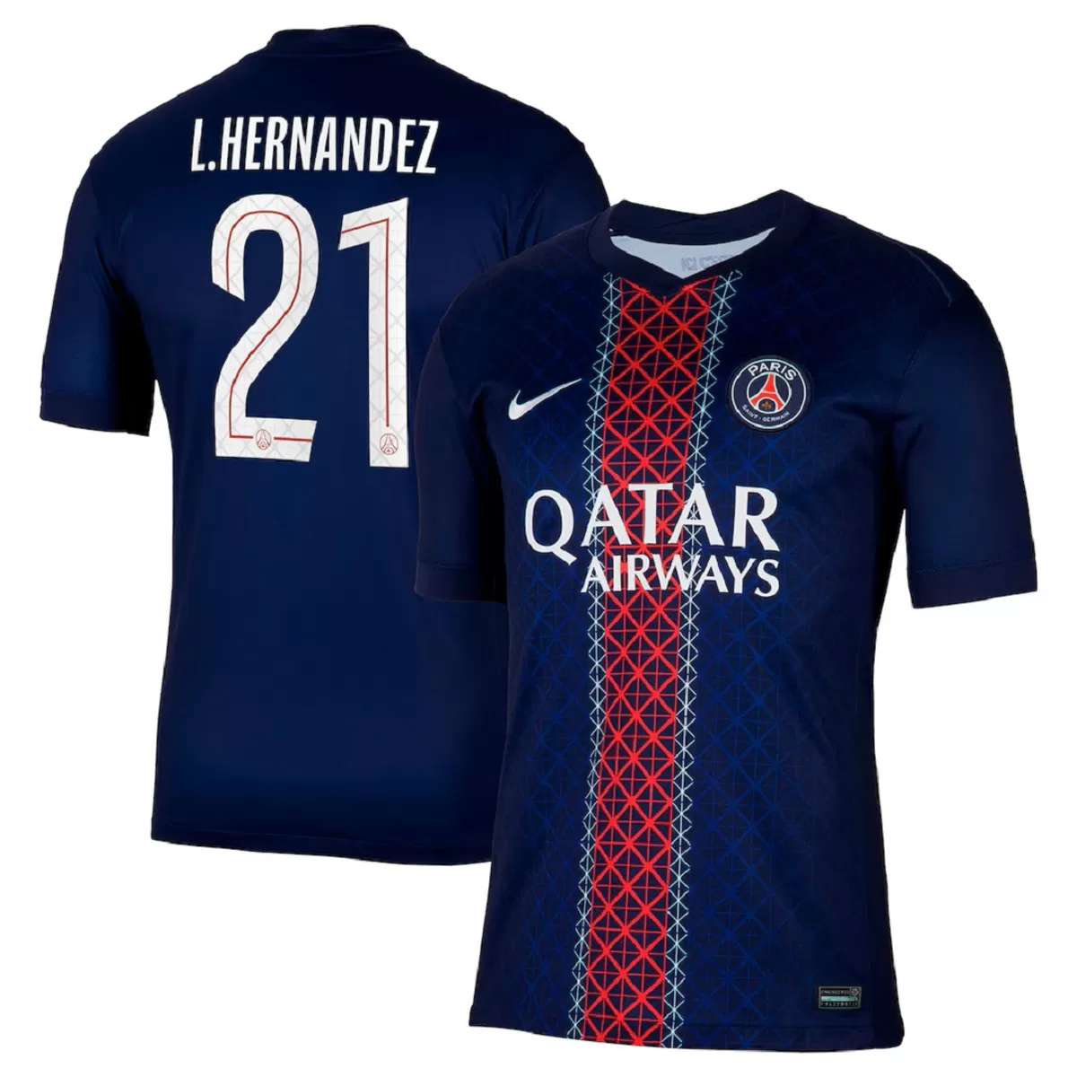 L.HERNANDEZ #21 PSG Home Jersey 2025/26