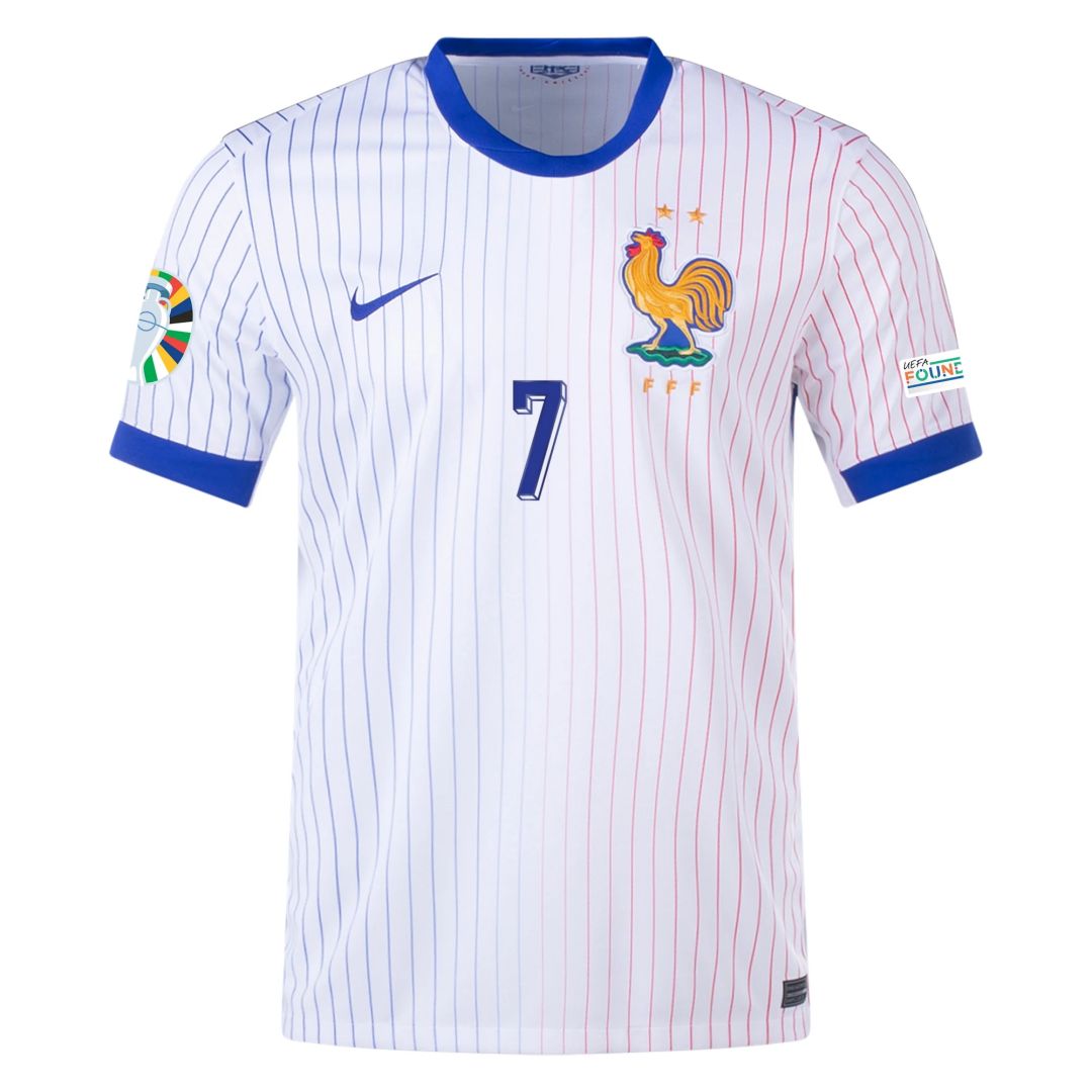 GRIEZMANN #7 France Away Jersey Euro