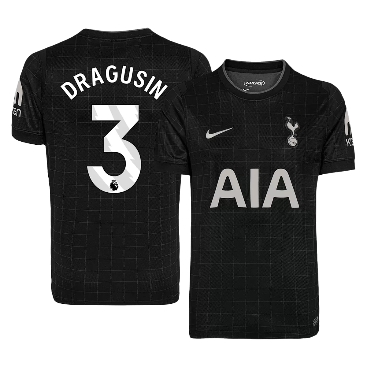 DRAGUSIN #3 Tottenham Hotspur Away Jersey 2025/26
