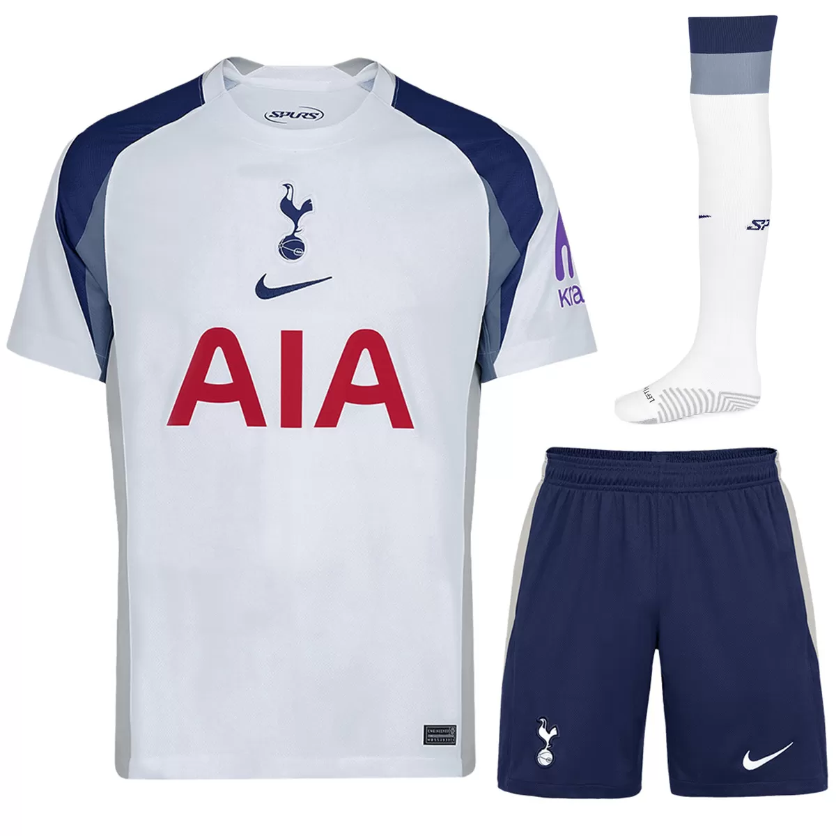 Tottenham Hotspur Home Jersey Full Kit 2025/26