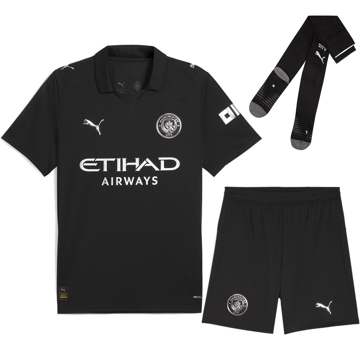 Manchester City Away Jersey Full Kit 2025/26